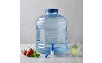 Water Barrel with Faucet Storage Container Water Jug with Spigot Transparent for Journeyers, Kitchen