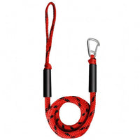 Shock-Absorbing Bungee Dock Line Guarding Sleeves Elastic Mooring Line Looped End Marine Gear for Docking, Anchor Point, Boating