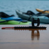 Foot Pedal with Adjustable Rail Universal Kayak Foot Pedal Lightweight Hardware for Paddling