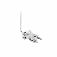 Single Ball Drum Clamp Metal Drum Ball Clamp Chrome Finish L Rod Holder for Drummers