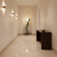 Human Figure Floor Lamp Sculptural Form Abstract Person Statue Light Showpiece Large Artistic Floor Light for Interior Designers, Art Collectors