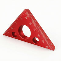 Carpenter Square Aluminum Alloy Triangular Ruler Etched for Cabinet Making