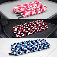 Windshield Absorbent Rope Triple-Braided Car Windshield Rope with End Tips Flexible for Window Tinters