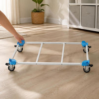 Pet Cage Base with Wheels and Overlap Buckles for Small Animals