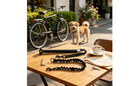 Hands-Unrestrained Cycle Dog Leash Universal Dog Bike Leash Elastic Pet Supply Reinforced for Cyclists