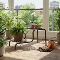 Multitier Design Tiered Plant Stand Space-Saving Pot Holder Sturdy Construction Display Shelf Stable Frame for Gardeners, Apartment Dwellers, property owners, Balcony, Living Room, Windowsill, Desktop