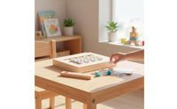 Brain Development Color and Shape Matching Game Early Education Wooden Slide Brain Teaser for Preschoolers, Kids, Kindergarten, Classroom