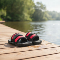 Anti-Slip Surfboard Boots Padded Wave Boots Textured Board Bindings Rugged for Kiteboarders
