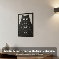 Wall Decor Hollow out Design Wall Decor Cat wall Art