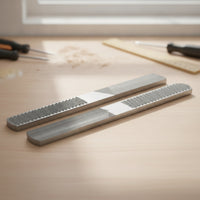 Coarse and Fine Four4-in-1 Rasp Clog-Resistant 4-in-1 Wood Rasp Smooth Flat File with Curved Face Double-Sided for Woodworkers, DIYers, Makers, Woodworking, Workshop