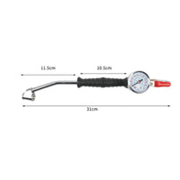 Easy to Use Double Head Tire Inflator Nozzle Long-Lasting Alloy Construction Tire Air Chuck for Truck Drivers, Cyclists, Roadside Emergency