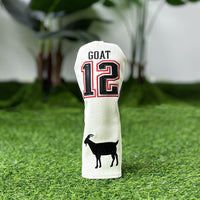 Goat Embroidery Golf Headcovers Set for Driver and Fairway Woods