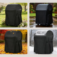Grill Cover with Drawstring Waterproof Barbecue Cover with Handle Dustproof for Patio