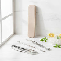 6 Pieces Seafood Spoon and Utensil Set Rust-Resistant Seafood Tools Kit Gift