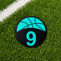 16x Numbered Training Discs, 23cm Flat Cones, Bright Hue Sports Markers for Agility, Kids Training, Practice Equipment