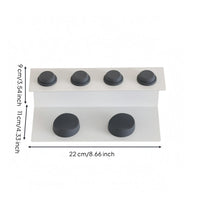 Hair Styling Tool Attachment Stand Two-Tier Hair Styling Tool Storage Stand Slanted Shelf Attachment Rack