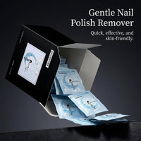 Nail Polish Pads Soaked with Gentle Formula, Individually Wrapped Cleaning for Home Manicure and Professional Use by Technicians, 200 Pieces