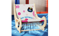 Solid Wood Frame Wooden Cat Sofa Bed Side Storage Pocket Cat Scratcher Lounger Moisture-Proof Design Pet Furniture for Cats