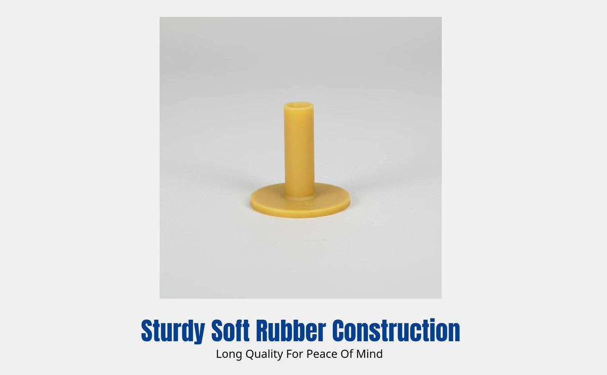 Flexible Sport Tee, Multi-Height Soft Rubber Peg, Ball Holder for Practice