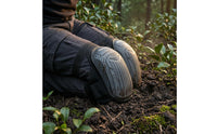 Ribbed Surface Rigid Cap Knee Pads Adjustable Straps Work Knee Pads Reinforced Safeguarding Gear Contoured for Laborers