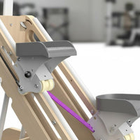 Wooden Stair Stepper Non-Slip Pedals Climbing Exercise Machine Adjustable Resistance Home Stair for Indoor