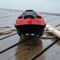 Vented Response Helmet Glossy Helmet with Chin Strap Impact Resistant Gear