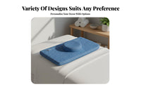 Anti-Collapse Design Beauty Bed Pillow High-Rebound Spa Bed Face Cushion Skin-Friendly Material for Estheticians, Masseurs, Spas