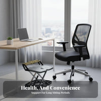Non-Slip Surface Adjustable Padded Footstool Multi-Purpose Adjustable Under-Desk Footrest Massage Texture Foot Support for Home Workers, People with Sedentary Jobs, Students, Office, Study Room, Workstation, Gaming Setup