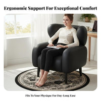 Light Luxury design Armless Upholstered Side Chair Modern Design Home Seating Soft Upholstery Household Furniture Thickly paddinged for Students, Homeowners, Guests, Bedroom, Study Room, Office, Vanity Area