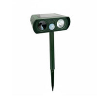 Flashing Light Creature Scarer Wide Coverage Solar Powered Acoustic Solar Acoustic Creature Waterproof