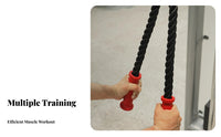 Heavy Duty Tricep Rope Non-Slip Grip Triceps Pulldown Rope 360° Swivel for Bodybuilders