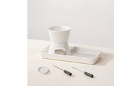 Chocolate Fondue Set Tabletop-Safe Chocolate Fondue Pot Easy Cleanup for Parties