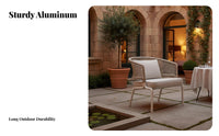 Waterproof 4-Piece Sofa and Armchair Set Rattan Weave Design 4-Piece Woven Sofa Group All-Weather Outdoor Furniture UV-Resistant for Hospitality Businesses, Party Hosts, Garden, Sunroom, rearyard, Balcony