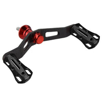 Spinning Reel DIY Metal Handle Arm, Aluminum Alloy, for Squid Fishing, Carbon Fiber Arm