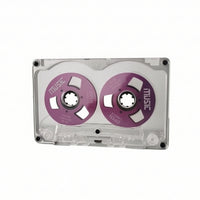 Blank Audio Recording Cassette Tape Clear Blank Audio Cassette Analog