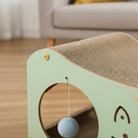 Sturdy Cardboard Cat Scratcher Scratch Resistant Corrugated Scratching Board Furniture Protection Multifunctional Cat House