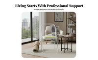 Padded Seat Pilates Prop Chair Non-Slip Feet Iyengar Mind-Body Exercise Chair Stable Construction Flexibility Training Tool Full-Body Workout for Beginners, Seniors, Home, Gym