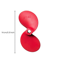 Two Propeller Fiberglass-Reinforced Propeller with 10mm Hole Resistant for Boaters, Kayak Propulsion