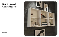 Geometric lattice Shelf Multi-Functional Hanging Rack Space-Saving adaptable Use for Apartment Dwellers, Renters