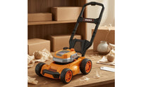 Four Wheels Spray Mist Mower Toy Control Knob Push Lawn Mower Toy for Children