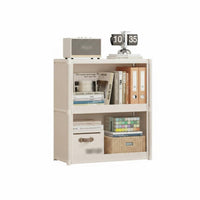 Dustproof Enclosed Bookcase Large Capacity Bookshelf with Transparent Doors Space Saving Display Cabinet with Clear Doors Sturdy Construction for Students, Book Lovers, Dorm Room, Bedroom, Home Office, Hallway