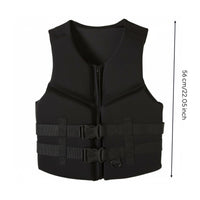 Soft Foam Life Vest Zip Front Buoyancy Vest Quick Release Buckles for Boating