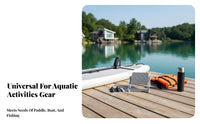 Wide Compatibility Inflatable Boat Engine Holder Secure Fixing Outboard Engine Support Frame Long-Lasting Construction Engine Mount Easy to Install for Paddleboarders, Fishing Enthusiasts, Kayaking, Outdoor Water Activities, Rivers, Calm Sea