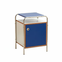 Minimalist Design Cylindrical Frame Cabinet Easy to Clean Nightstand Sturdy Construction Storage Furniture Versatile for Apartment Dwellers, Young Adults, Homeowners, Bedroom, Dorm Room, Hallway, Bathroom
