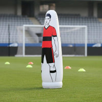 Soccer Training Mannequin Quick Setup Soccer Figure Opponent Indoor and Outdoor Use Inflatable Practice Mannequin