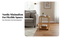Movable with casters C-Shaped Rolling Table Multi-Functional Storage Rack Space-Saving Household Furniture long-lasting and Sturdy for Apartment Dwellers, Home Workers, Students, Living Room, Small Spaces, Bedroom, Balcony