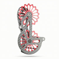 Rear Derailleur Cage Assembly Lightweight Derailleur Cage with Pulley Wheels Open-Frame Component for Drivetrain Upgrade