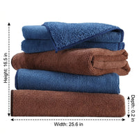 Highly Absorbent Microfibre Cloth and Microfibre Towel, Reusable Polyester Construction for Car and Floor, General Cleaning Tool