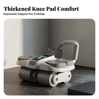 Automatic Return Fitness Wheel Non-Slip Wheels Automatic Return Ab Wheel Anti-Rollover Design Elbow Support Core for Beginners, Home Gym