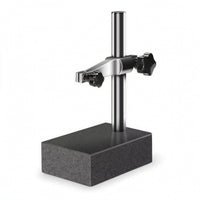 Gauge Stand with Marble Base Adjustable Dial Indicator Stand Heavy-Duty Marble Measuring Surface for Workshops